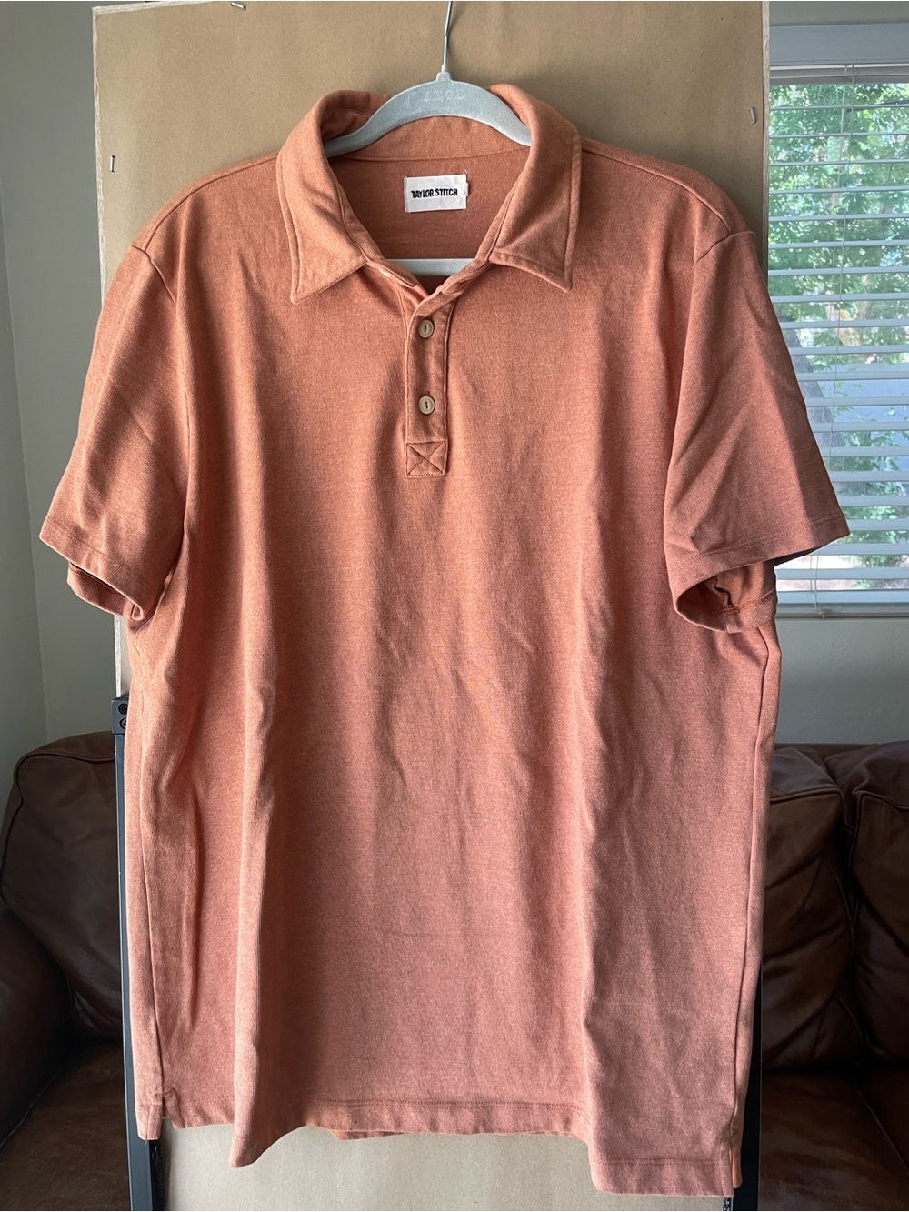 Never Worn Taylor Stitch Men's Polo in Dusty Terracotta